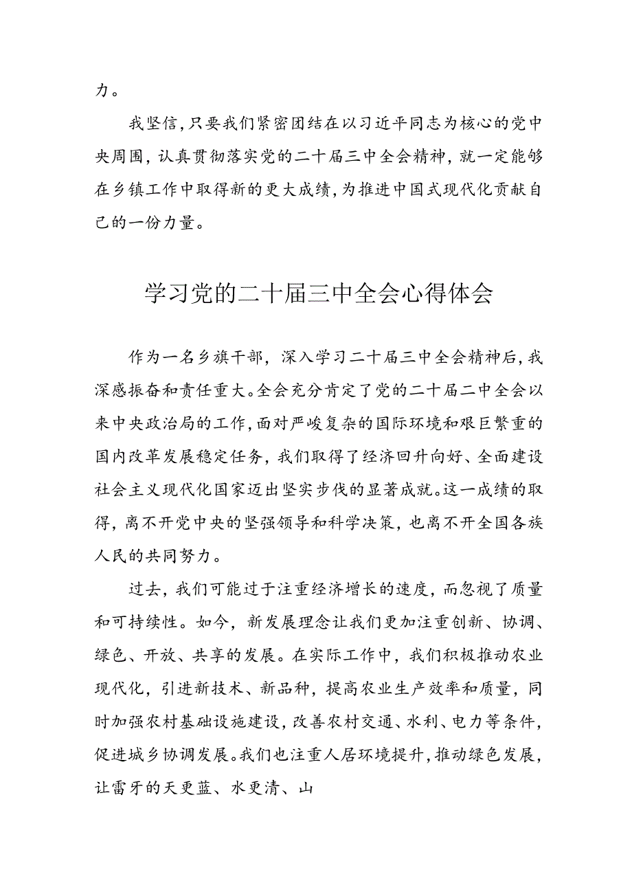学习2024年学习党的二十三中全会个人心得感悟 （7份）50.docx_第3页