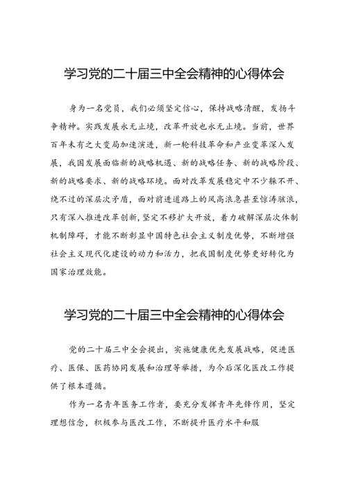 党员干部二十三中全会精神学习体会28篇.docx