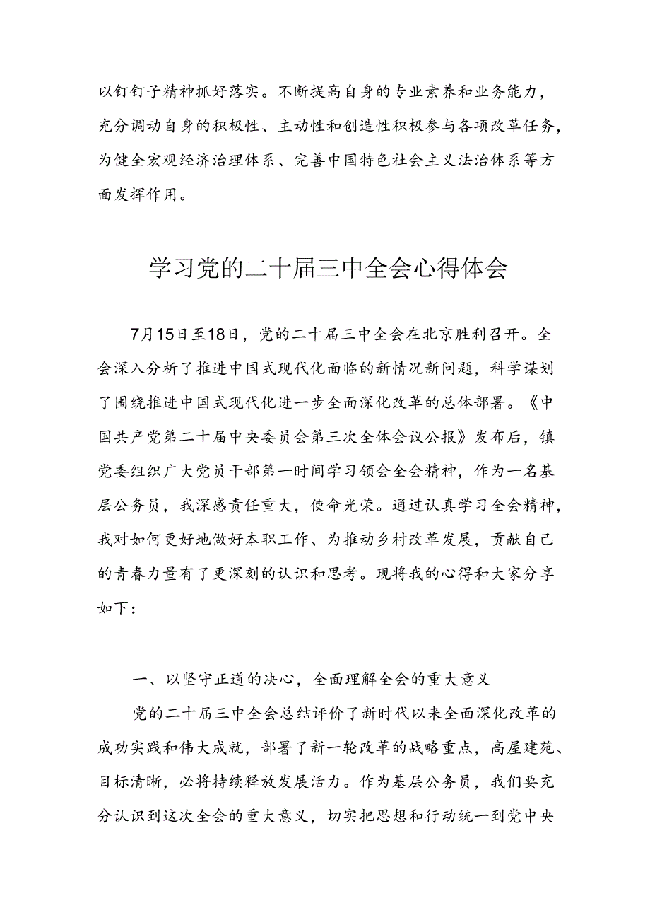 学习2024年学习党的二十三中全会个人心得感悟 （3份）82(1).docx_第3页