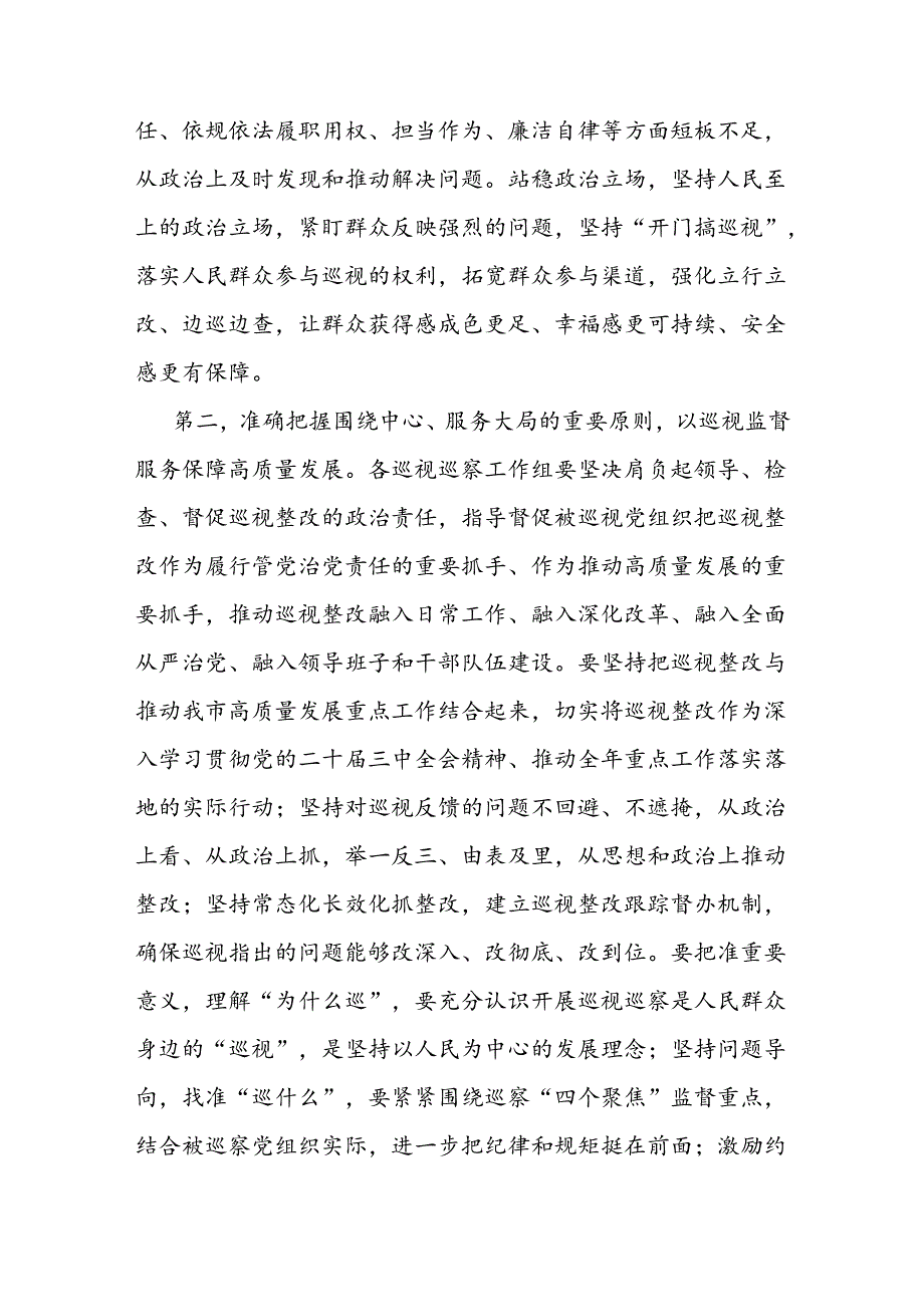 在全市巡视巡察工作会议上的讲话提纲(1).docx_第3页