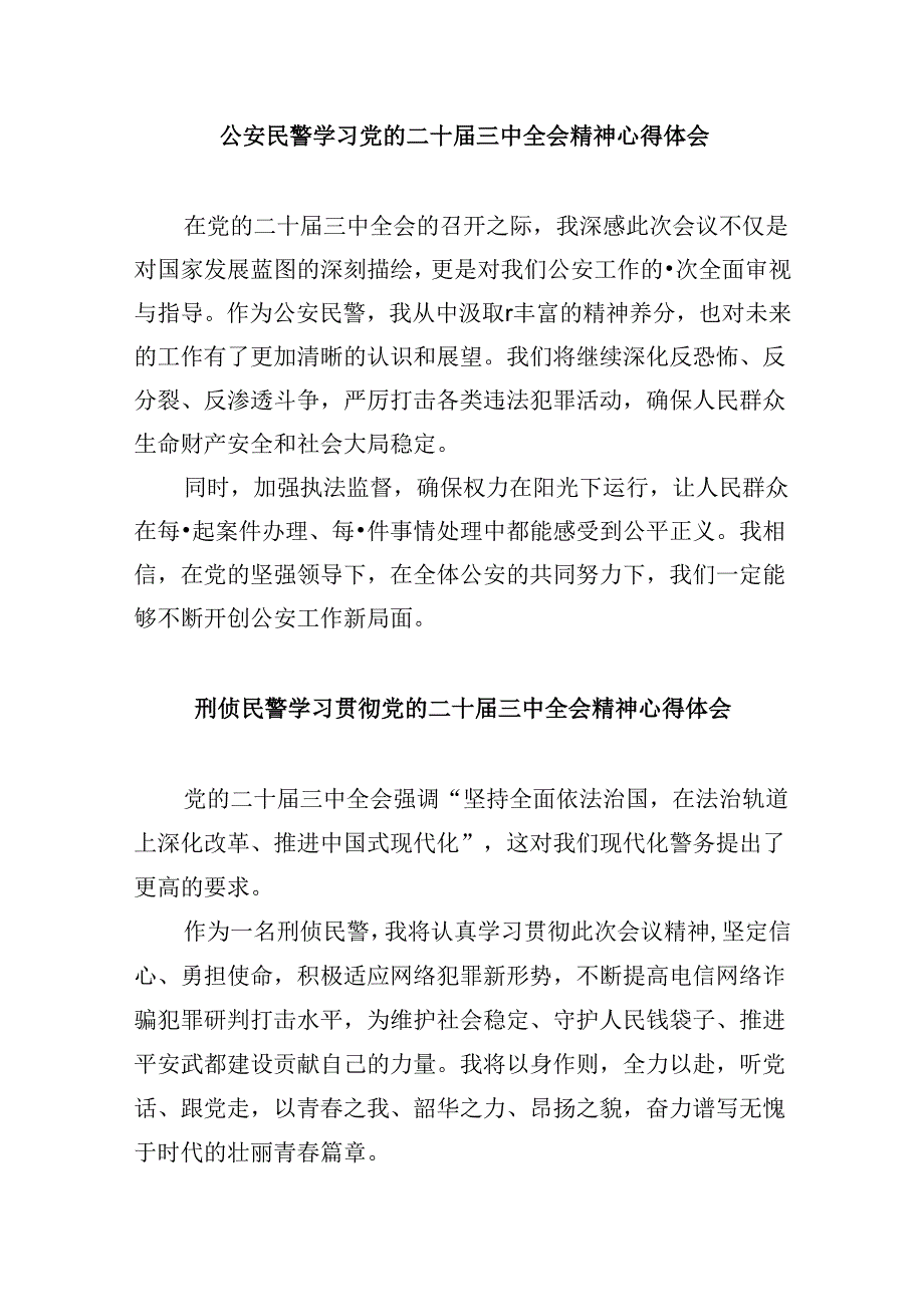 移民警察学习党的二十三中全会精神心得体会8篇（精选）.docx_第3页