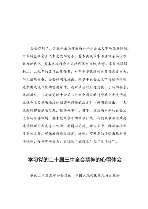关于二十三中全会精神学习体会优秀模板五十五篇.docx