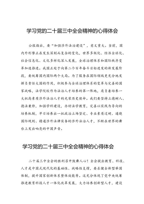 学习二十三中全会精神的心得体会最新版二十六篇.docx