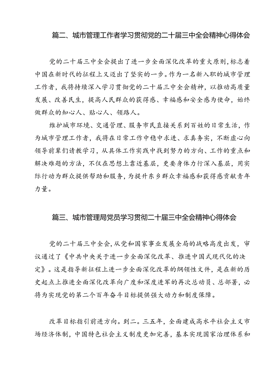 综合执法大队青年干部二十三中全会精神集中学习交流研讨发言12篇（最新版）.docx_第3页