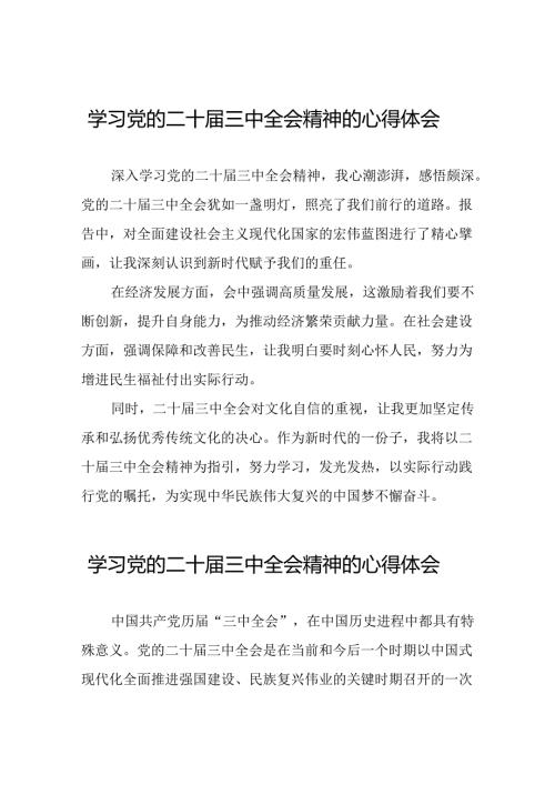 二十三中全会精神心得体会最新版三十五篇.docx
