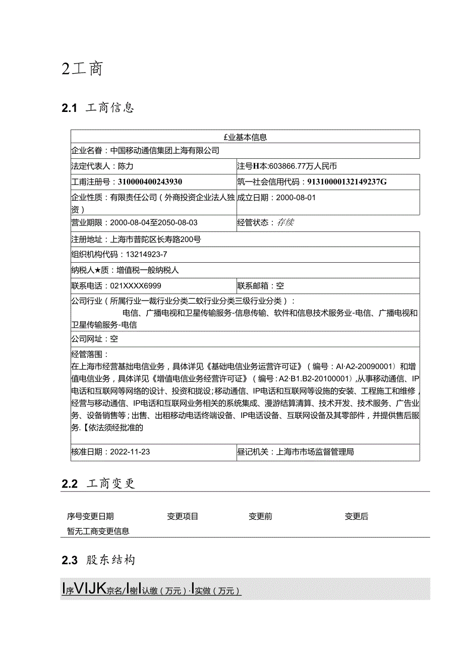 中国移动通信集团上海有限公司介绍企业发展分析报告.docx_第3页