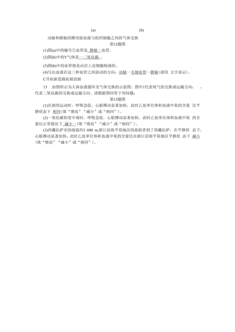 第4章 代谢与平衡 第3节 体内物质的运输 第3课时 血液循环.docx_第3页