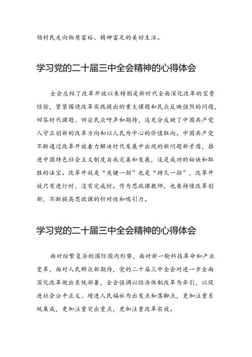 二十三中全会精神的学习心得体会精选25篇.docx