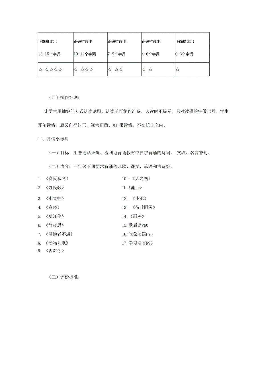 2024年季一、二年级各学科无纸化测评活动方案及测查卷.docx_第2页