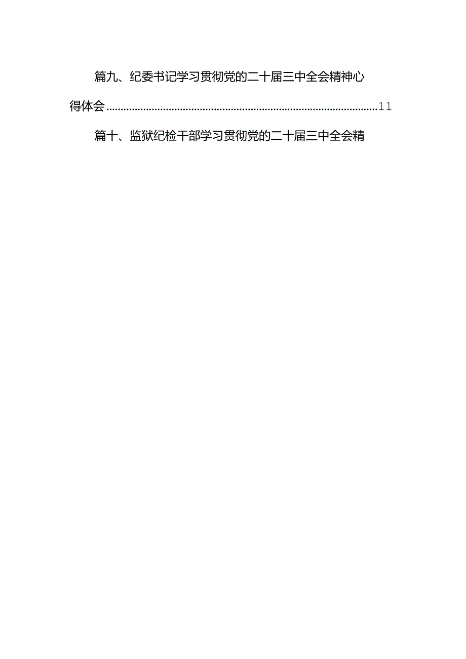 （15篇）纪检监察干部二十三中全会精神学习交流研讨发言（精选）.docx_第2页