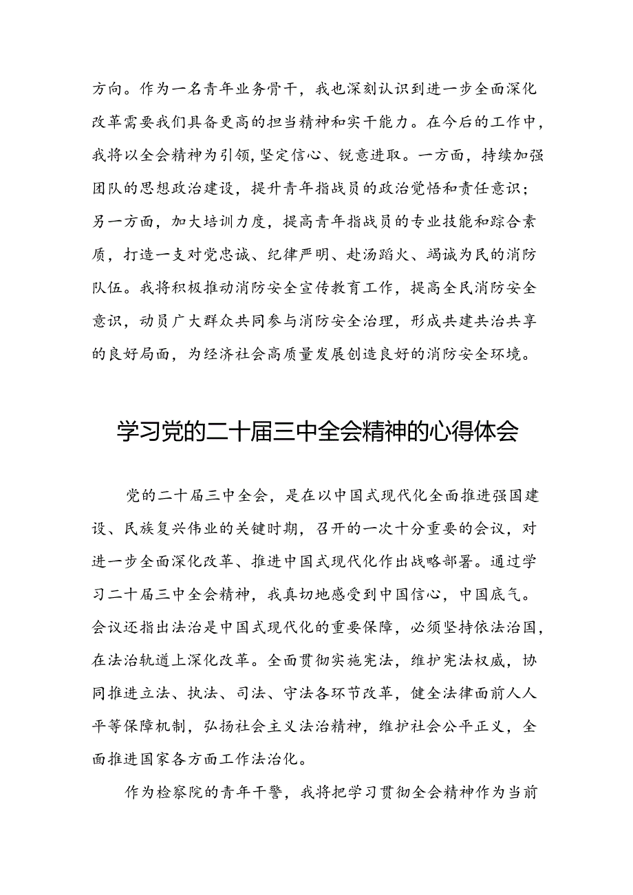 精品范文2024年党的二十三中全会精神学习体会交流发言稿33篇.docx_第2页