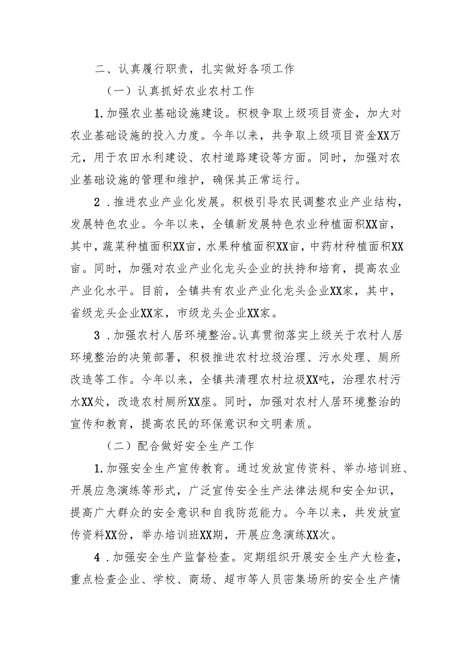 乡镇副镇长2024年述职报告.docx_第2页