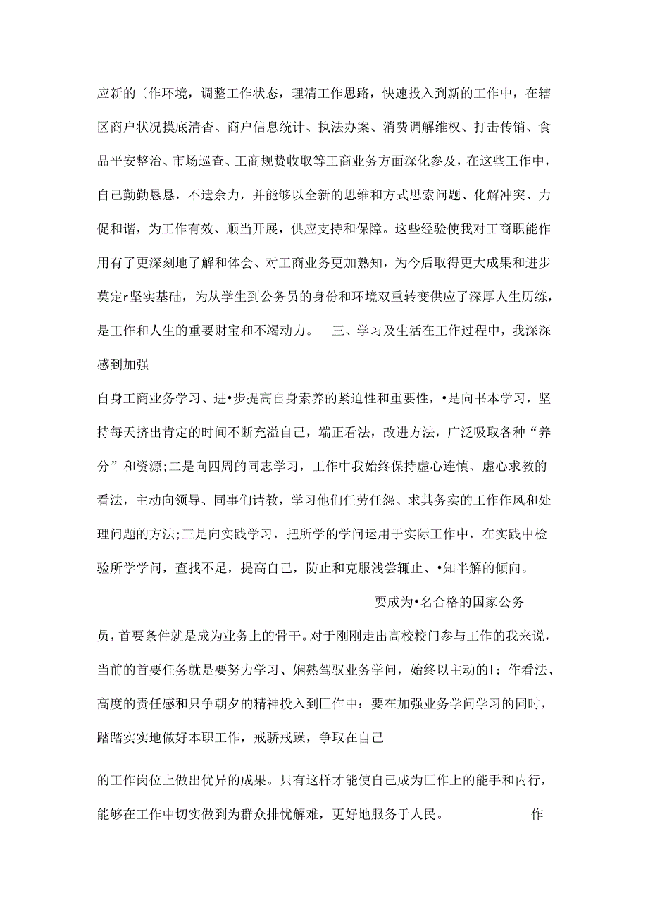 工商系统试用期个人工作总结.docx_第3页