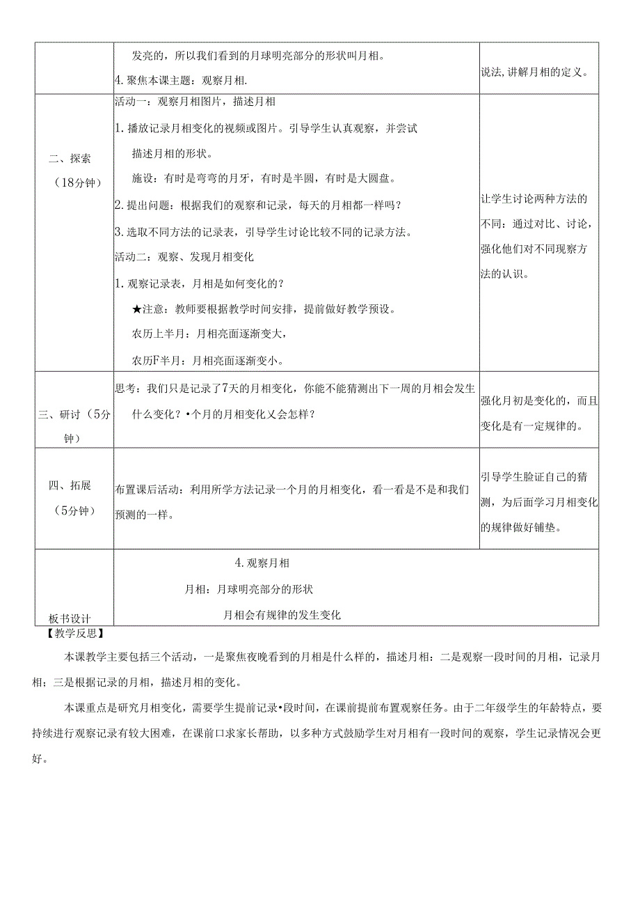 （2024）科教版科学二年级上册《观察月相》教案.docx_第2页