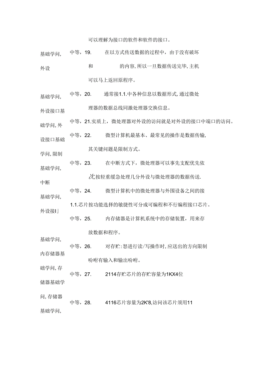 微机原理与接口技术试题库.docx_第3页