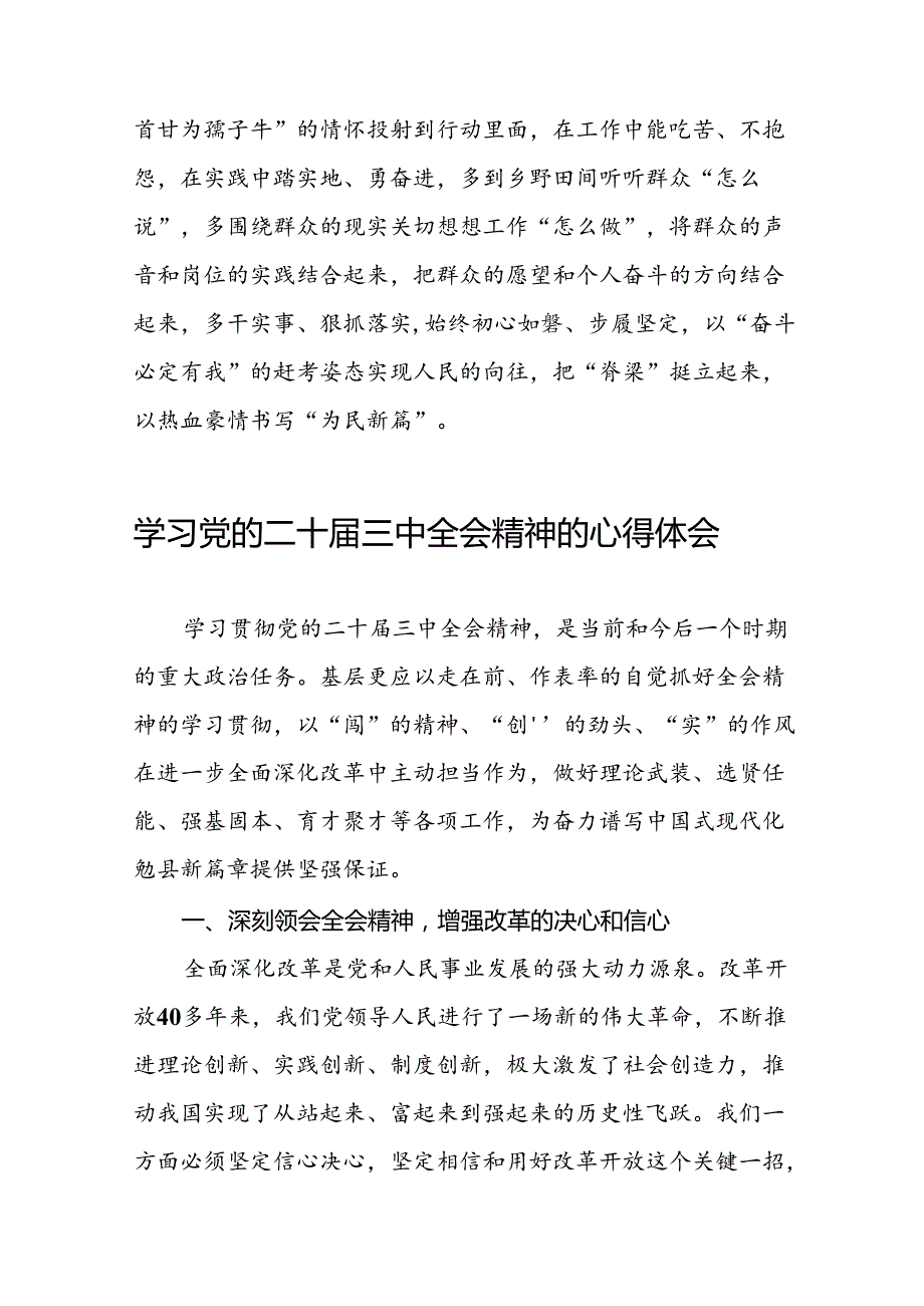 2024年二十三中全会精神学习体会31篇.docx_第3页