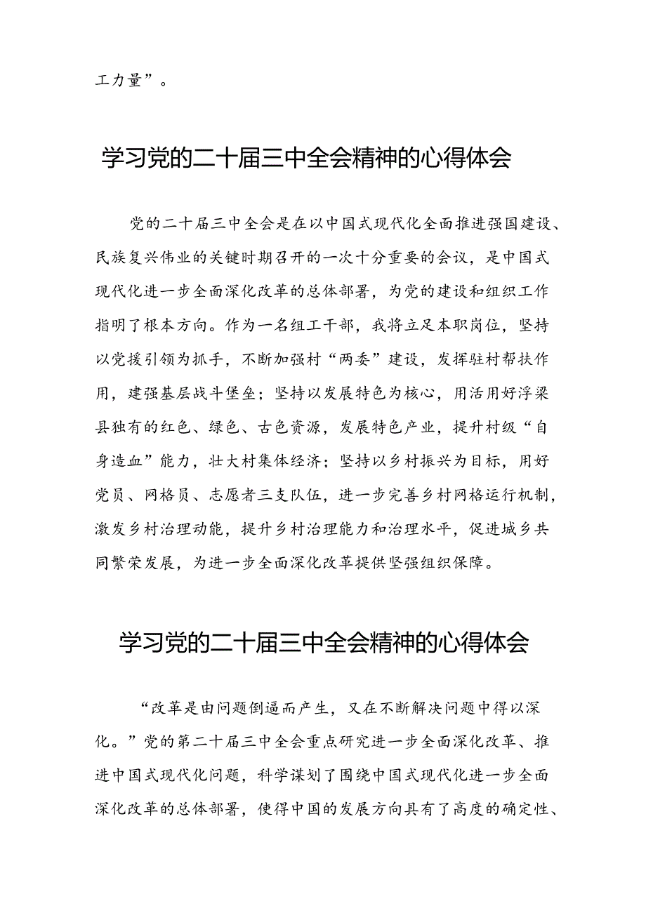 2024年二十三中全会精神学习体会模板四十四篇.docx_第3页