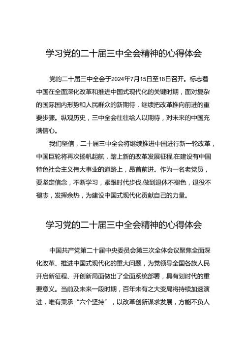 学习二十三中全会精神心得体会简短发言四十篇.docx