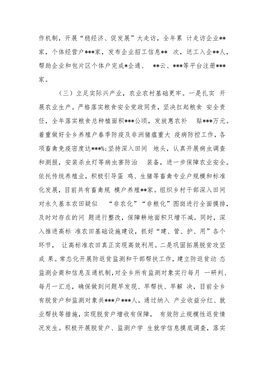 乡镇2024工作总结汇报.docx_第3页