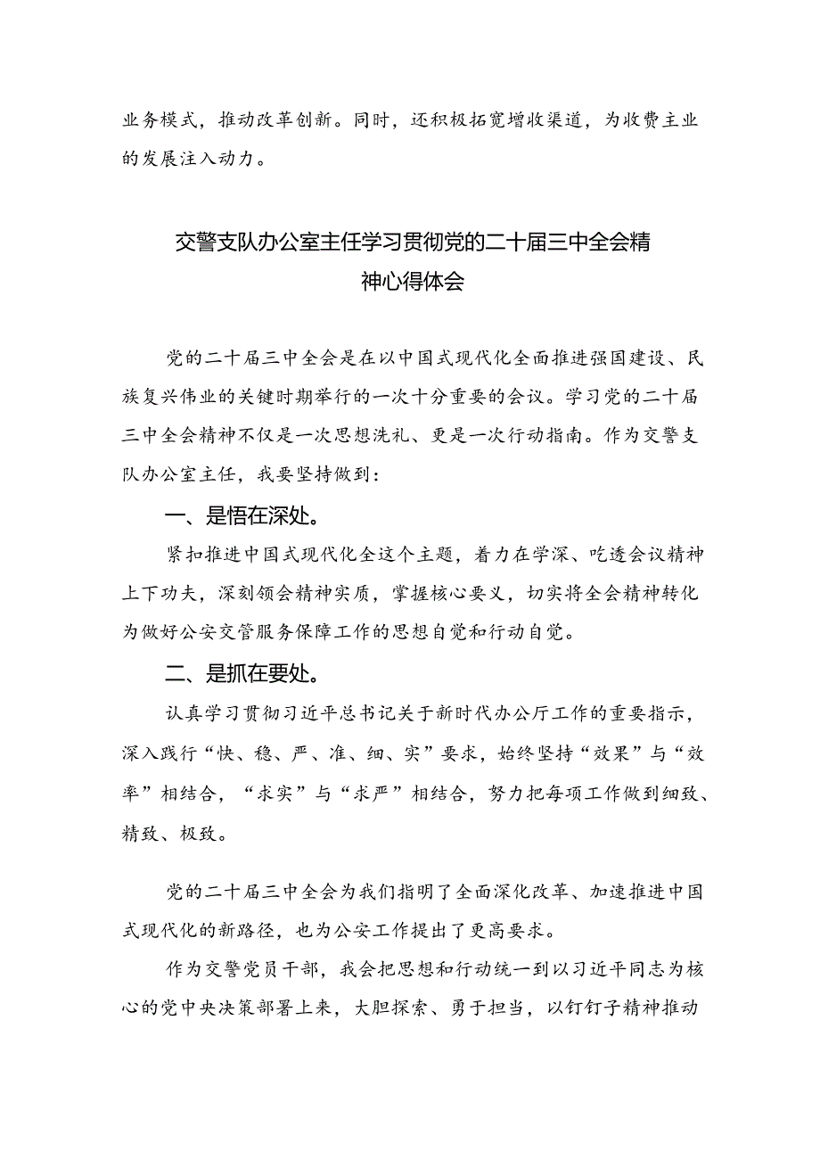 （9篇）交通警察学习贯彻党的二十三中全会精神心得体会（精选）.docx_第3页