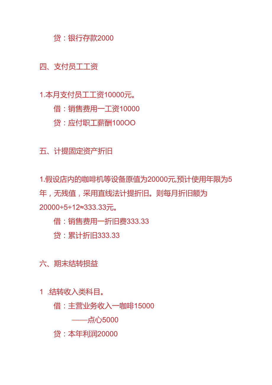 记账实操咖啡店账务处理实例.docx_第3页