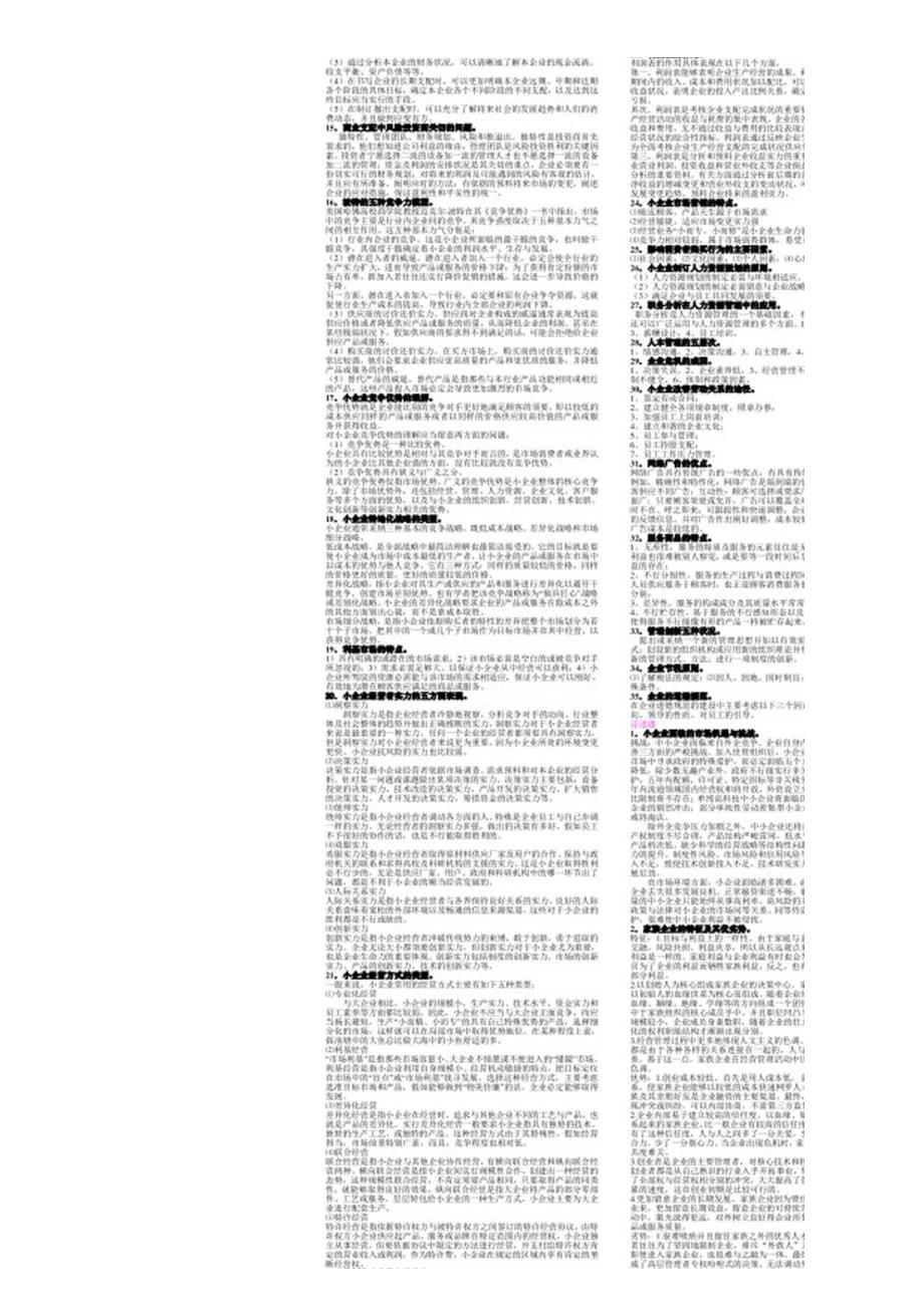 工商管理本科小抄小企业管理.docx_第2页