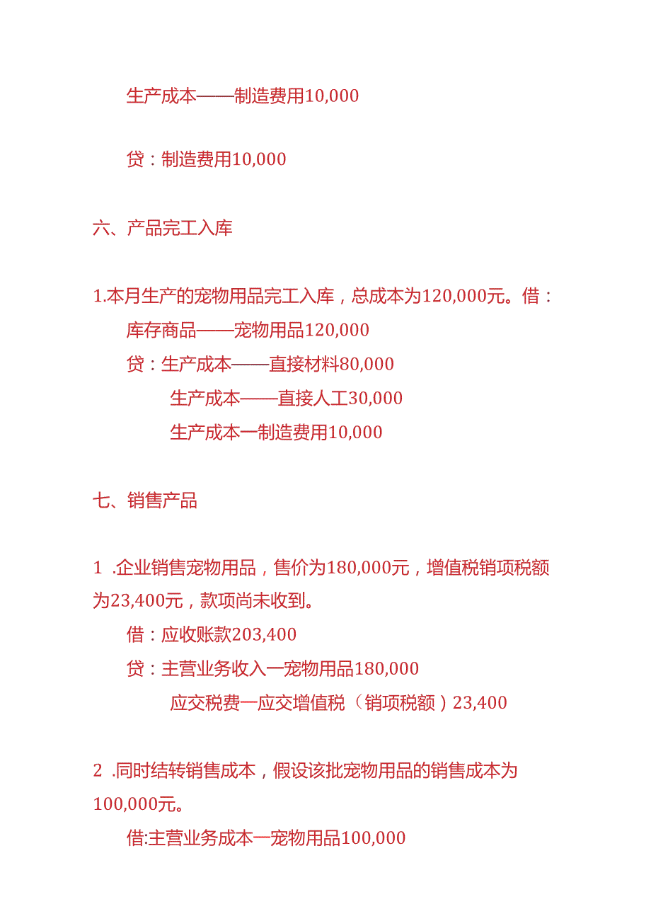 记账实操宠物用品生产企业的账务处理实例.docx_第3页