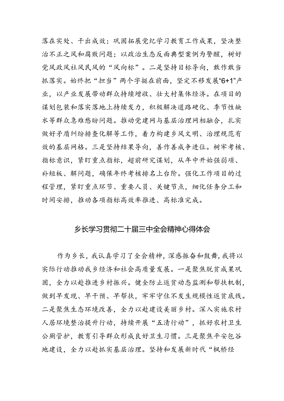 （9篇）基层镇党委工作者学习学习二十三中全会精神研讨发言（精选）.docx_第2页