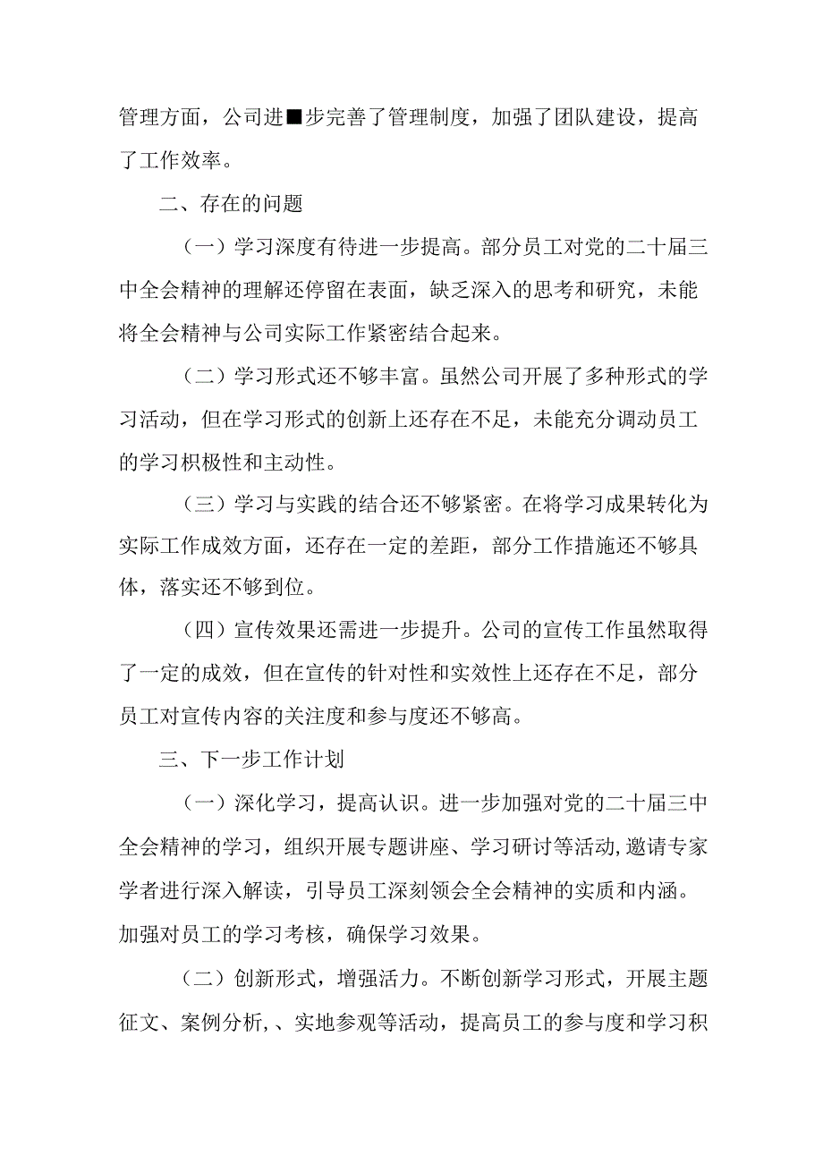 2024年二十三中全会阶段性工作情况报告、经验做法多篇.docx_第3页