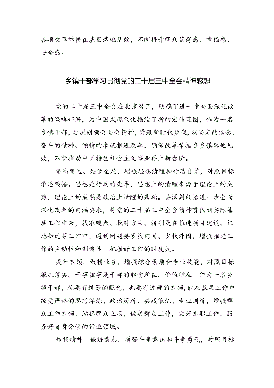 （9篇）镇党委书记学习二十三中全会精神研讨发言范文.docx_第3页
