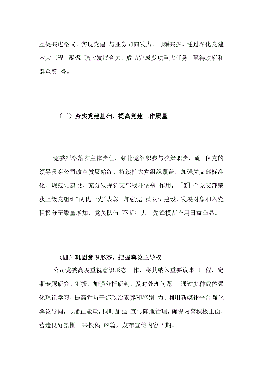 1.公司党委2024年党建工作总结暨2025年工作计划（完整版）.docx_第3页