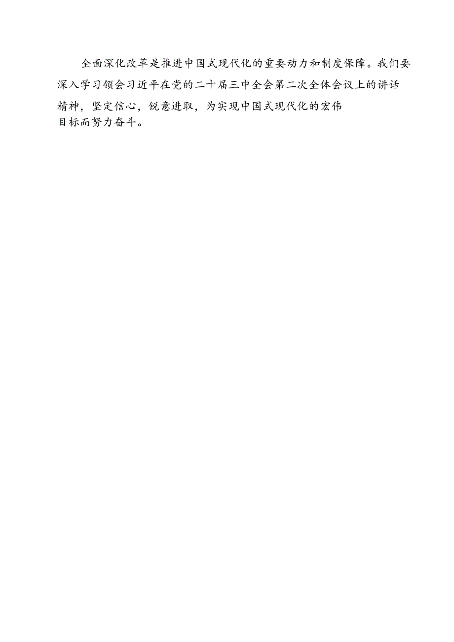 （10篇）2024年在党的二十三中全会第二次全体会议上的讲话心得体会范文.docx_第3页