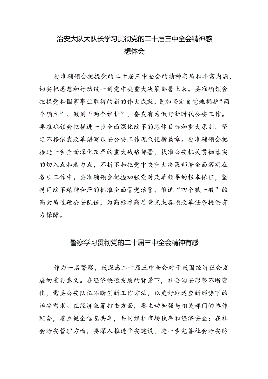 （9篇）刑侦民警学习贯彻党的二十三中全会精神心得体会范文.docx_第3页