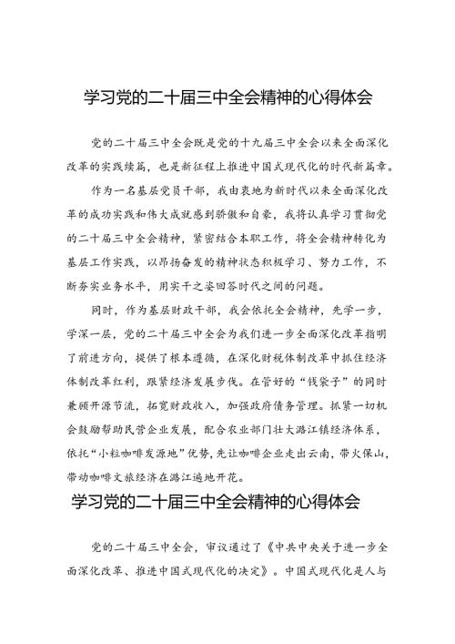 学习二十三中全会心得感悟范文四十篇.docx