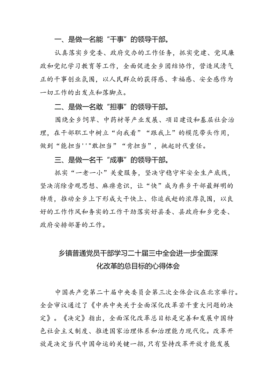 镇党委书记学习贯彻党的二十三中全会精神心得体会（共五篇）.docx_第2页
