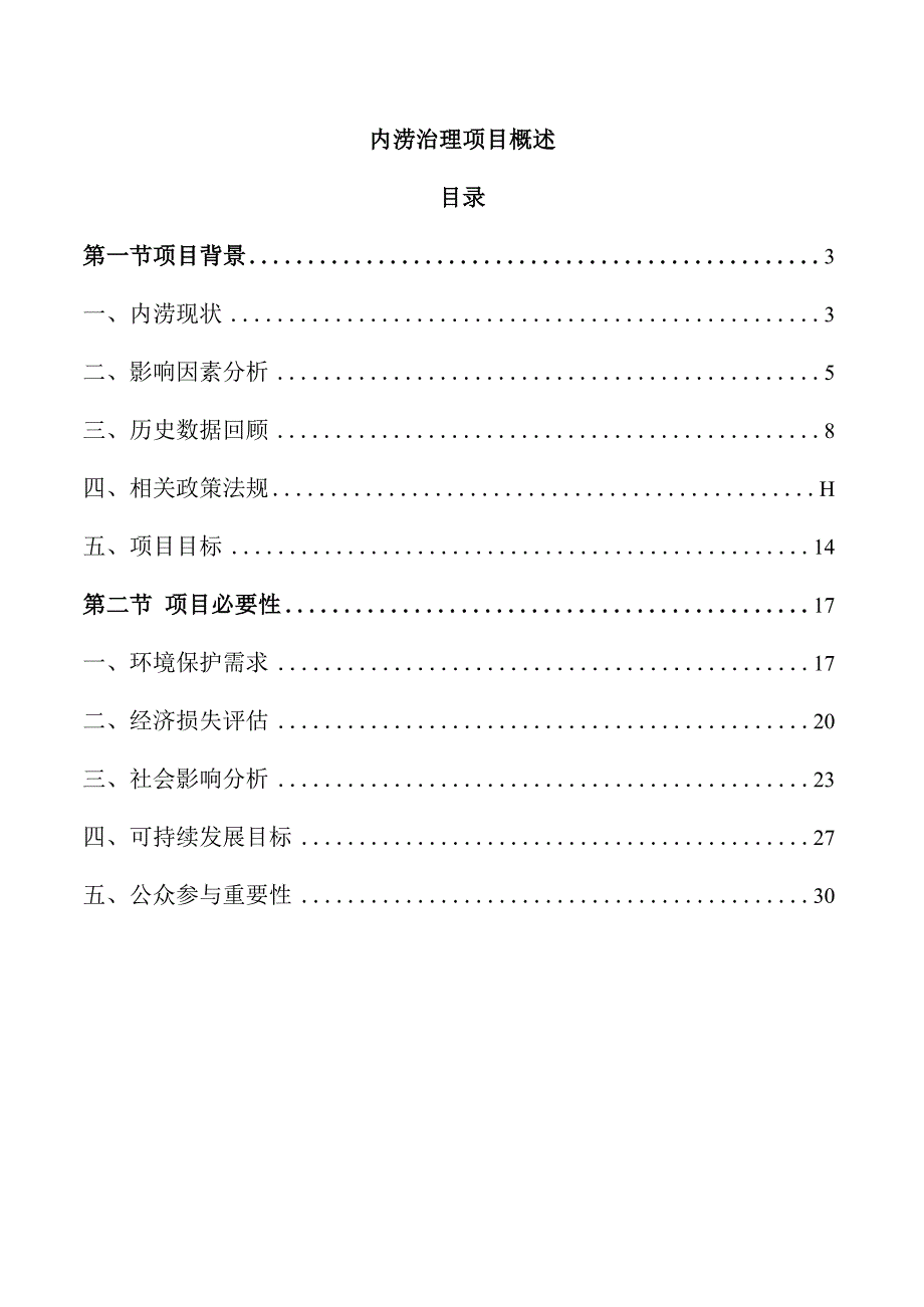 内涝治理项目概述.docx_第1页