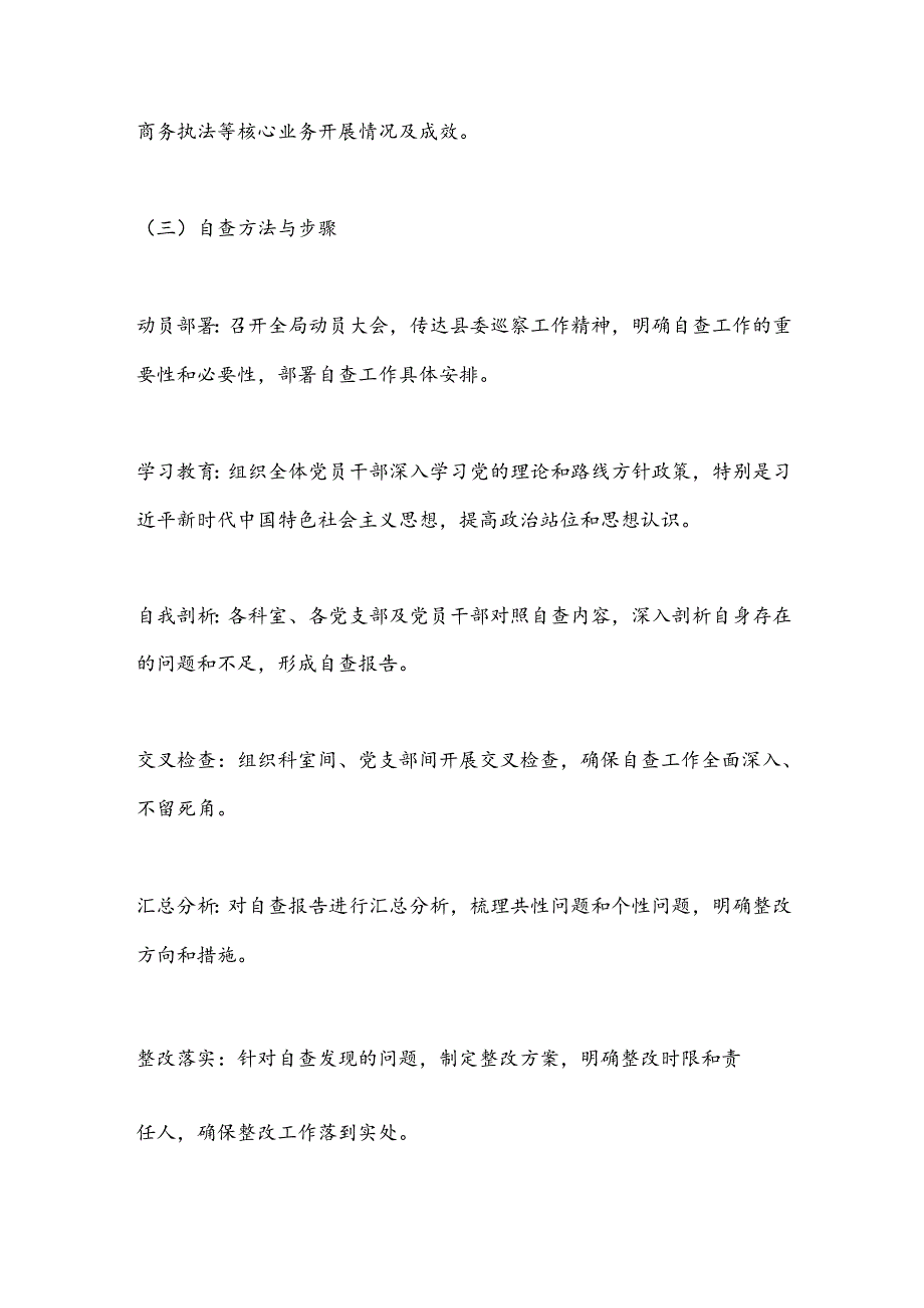 X县商务投资局关于第十三第六轮巡察自查报告.docx_第3页