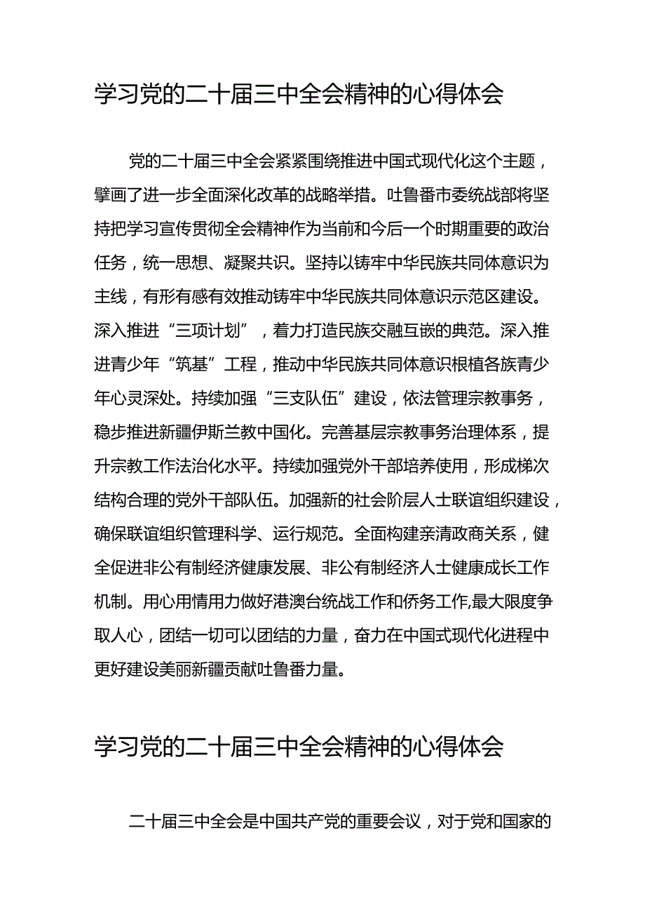 2024年学习党的二十三中全会精神的心得感悟样本二十七篇.docx_第3页