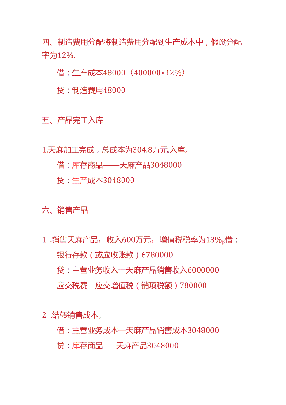 做账实操天麻加工厂的账务处理实例.docx_第3页