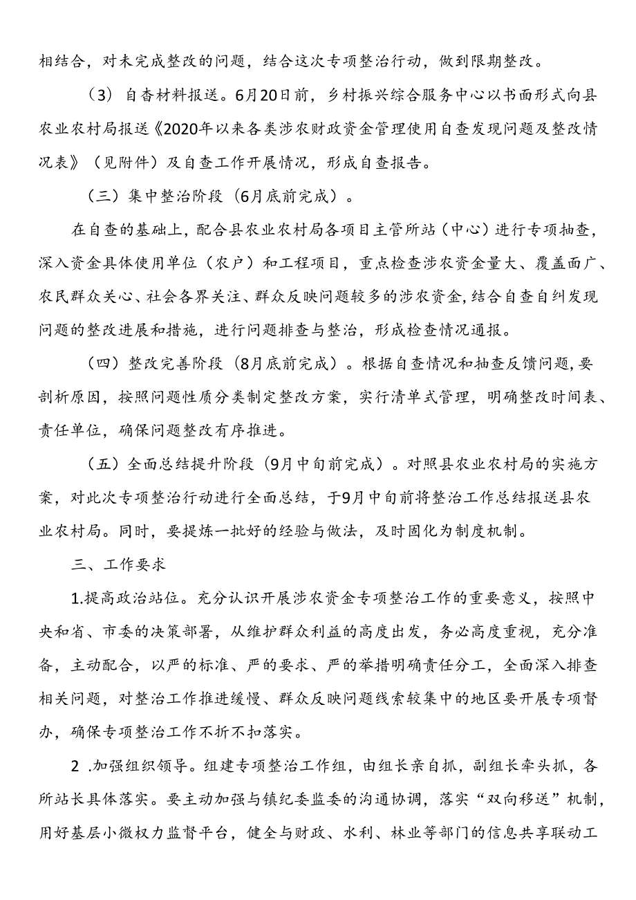 镇涉农资金骗补突出问题专项整治实施方案.docx_第3页