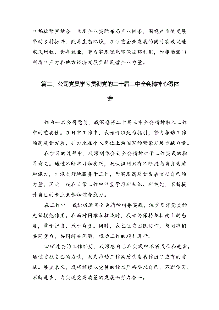 民营企业负责人学习党的二十三中全会精神研讨发言（共7篇）.docx_第2页