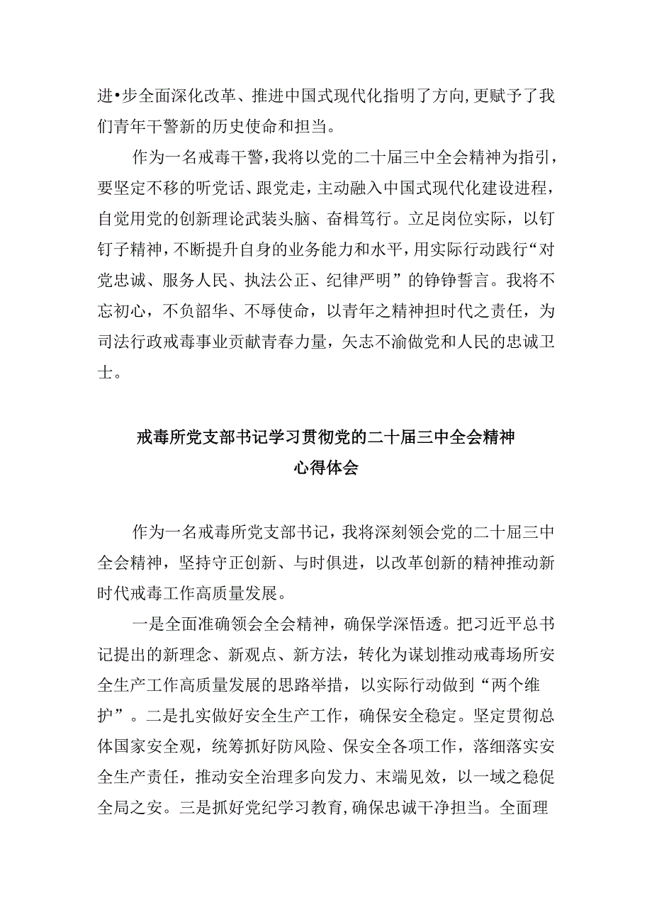 （11篇）禁毒工作者学习党的二十三中全会精神研讨发言范文.docx_第3页