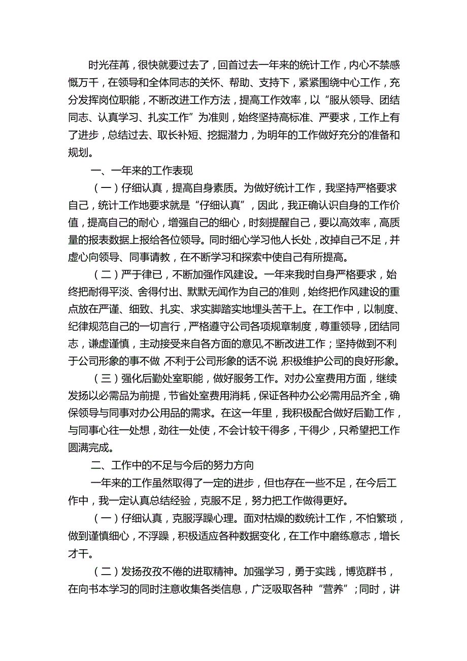 统计员工作总结（精选31篇）.docx_第2页