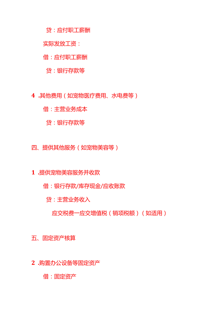 记账实操代养宠物公司的账务处理分录.docx_第3页