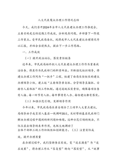 人大代表建议办理工作情况总结(1).docx