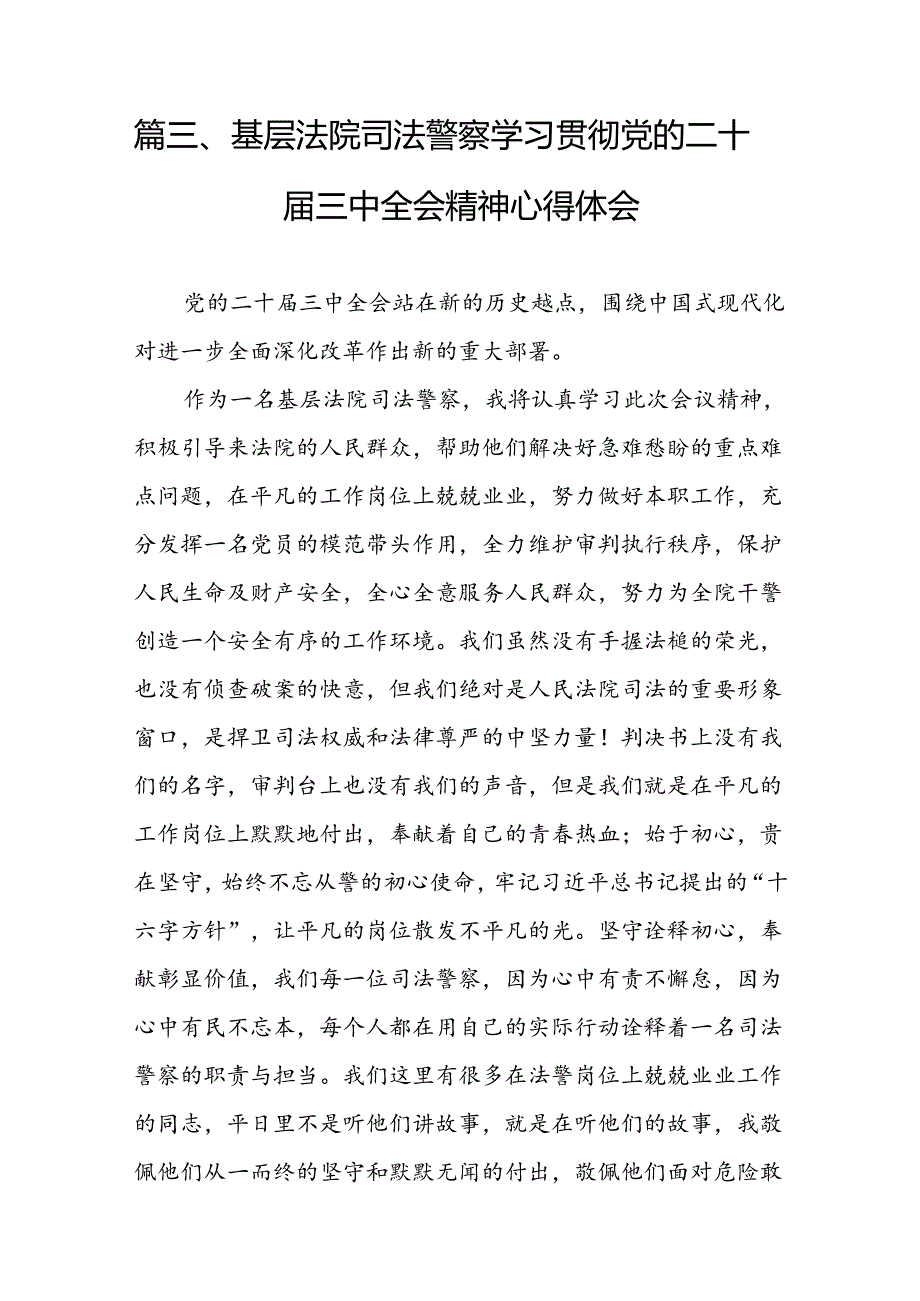（11篇）治安大队大队长学习贯彻党的二十三中全会精神心得体会范文.docx_第2页