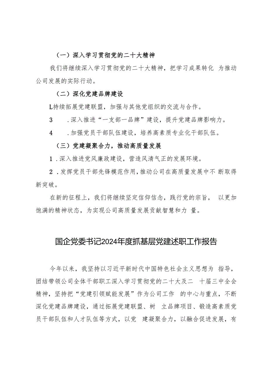 2024国企党委书记抓基层党建述职工作报告.docx_第3页