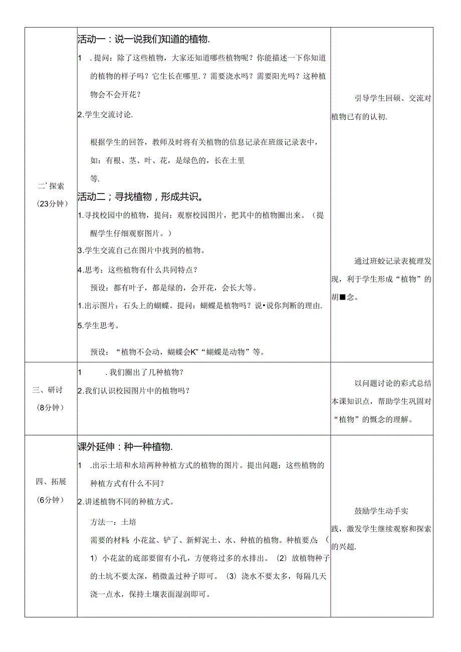 （2024年新改）教科版一年级科学上册全册教案.docx_第2页