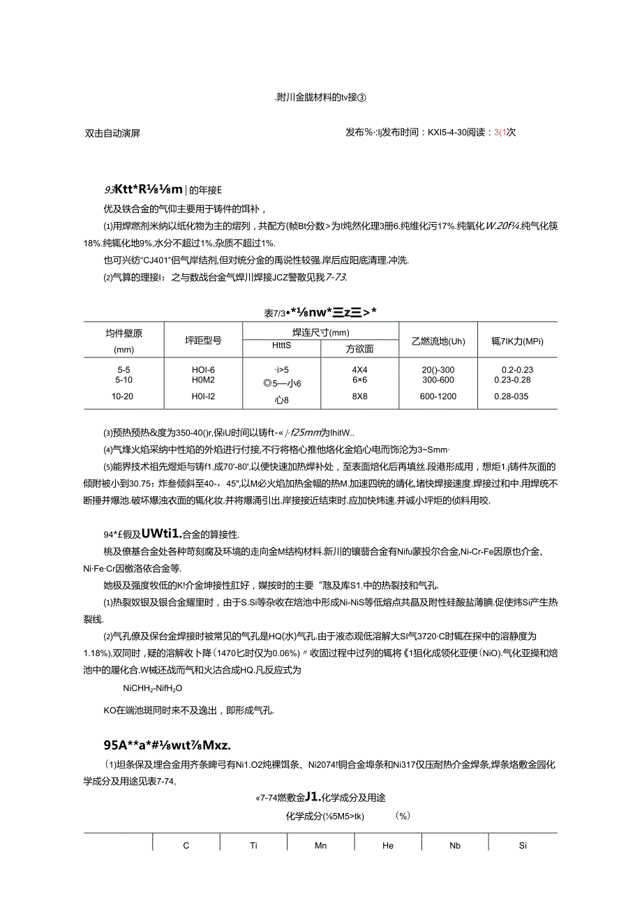 常用金属材料的焊接(1).docx_第1页