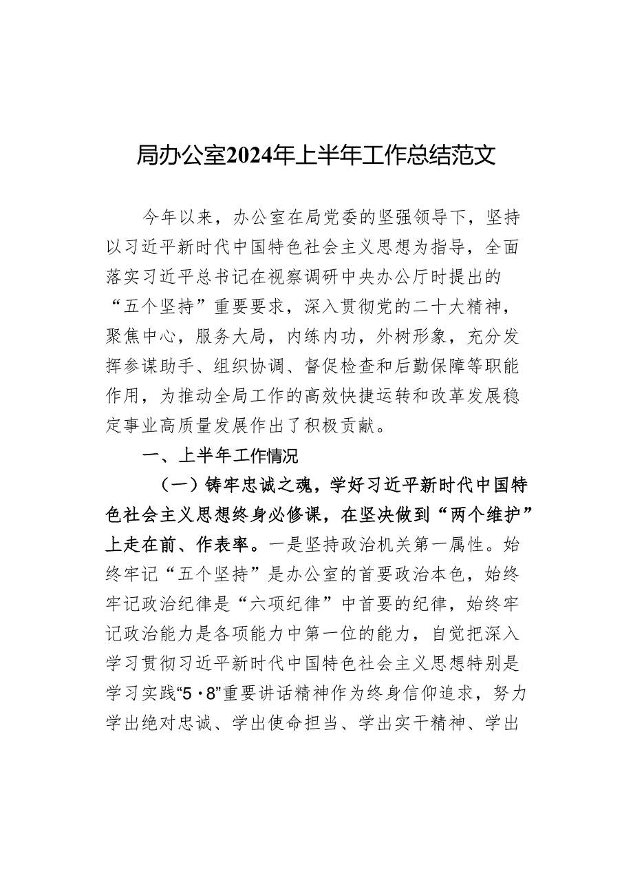 2024年上半年工作总结汇报报告.docx_第1页